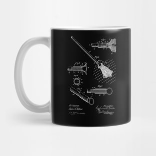 Mop Vintage Patent Drawing Mug